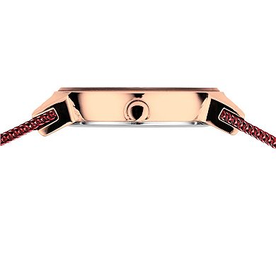 BERING Women's Classic Watch with Swarovski Elements & Mesh Strap - 10126-363