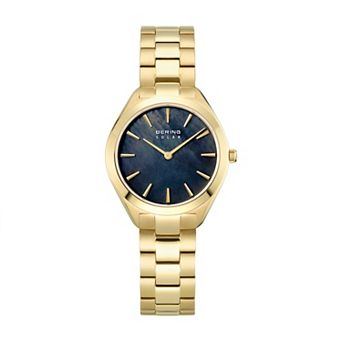 BERING Women's Solar Mother-of-Pearl Dial Stainless Steel Bracelet Watch - 17331