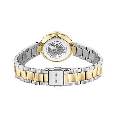 BERING Women's Stainless Steel Bracelet Watch with Diamond Dial - 17529-700