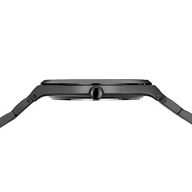 BERING Men's Stainless Steel Link Watch with Textured Dial - 17639-722