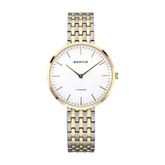 BERING Women's Titanium Two-Tone Link Bracelet Watch - 19334-010