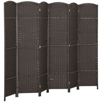 HOMCOM 6 Panel Room Divider Freestanding Folding Privacy Screen