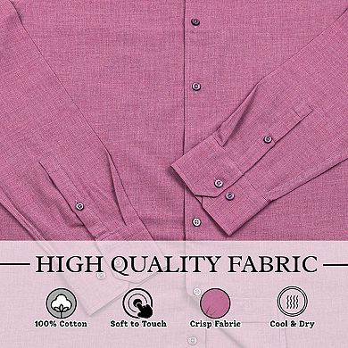 Wear Sierra Top Shelf Cotton Long Sleeve Button Up Shirts in Pink