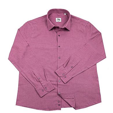 Wear Sierra Top Shelf Cotton Long Sleeve Button Up Shirts in Pink