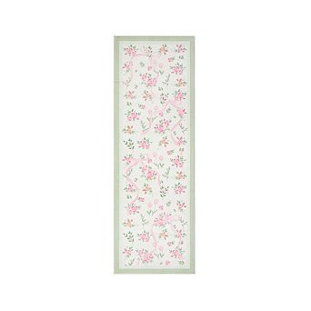 Garvee Floral Area Rug Machine Washable Ultra Thin Non Slip Carpet for Living Room Bedroom