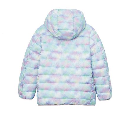 Girls 4-20 Lands' End Water Resistant Reversible Hooded Jacket