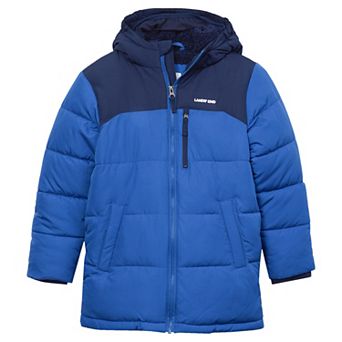 Boys 2-20 Lands' End Water Resistant Sherpa Lined Hooded Coat