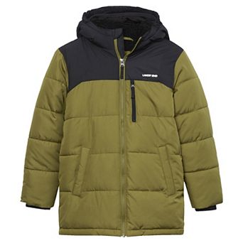 Boys 2-20 Lands' End Water Resistant Sherpa Lined Hooded Coat