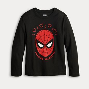 Boys 4-12 Jumping Beans® Long Sleeve Amazing Valentine Spiderman Graphic Tee