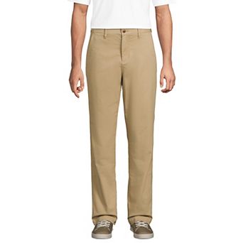 Men's Lands' End Classic Fit Flannel Lined Chino Pants