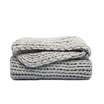 Home Collection Ultra Soft Chunky Knit Throw Blanket