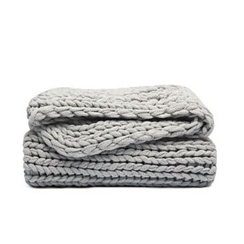 Home Collection Ultra Soft Chunky Knit Throw Blanket