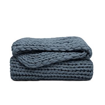 Home Collection Ultra Soft Chunky Knit Throw Blanket