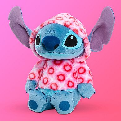 Just Play Disney’s Stitch Large Valentine’s Heart Hoodie Plush