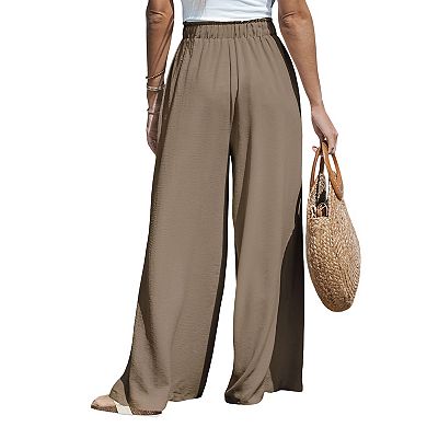 Women's Cupshe Drawstring Wide Leg Pants