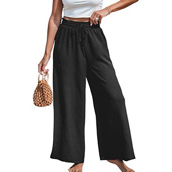 Women's Cupshe Drawstring Wide Leg Pants
