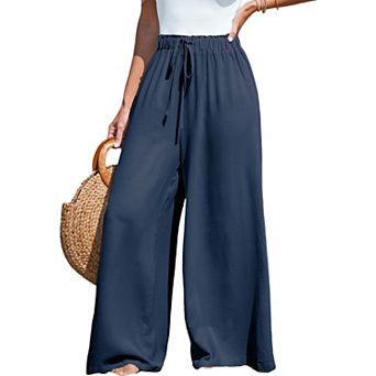 Women's Cupshe Drawstring Wide Leg Pants