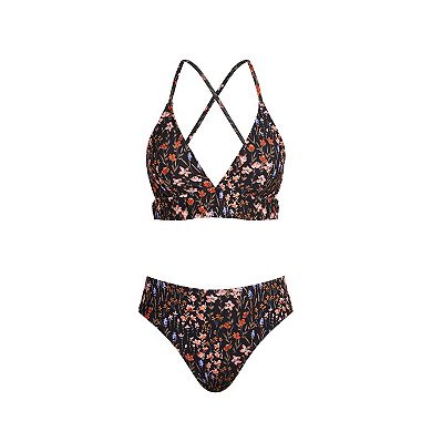 Women's Cupshe 2-pc. Floral Print Bikini Set