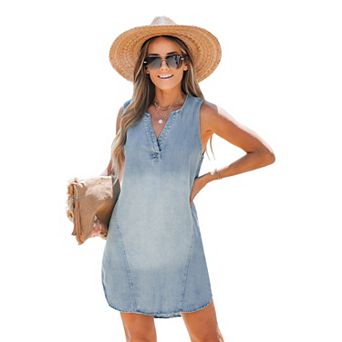 Women's Cupshe Denim Mini Dress
