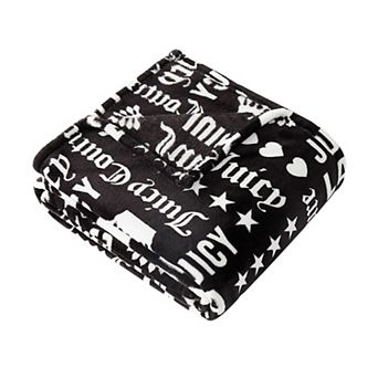 Juicy Couture 50" x 70" Plush Throw Blanket