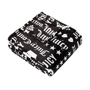 Juicy Couture 50" x 70" Plush Throw Blanket