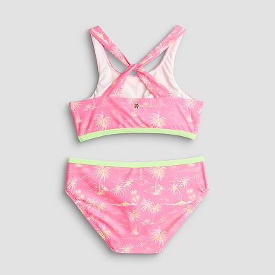 Girls 7-16 Limited Too 2-Piece Bikini Twist Back Top & Swim Bottoms Set