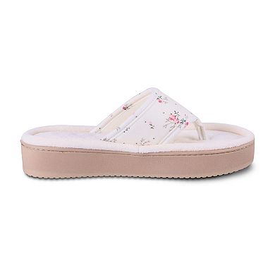 isotoner Floral Women's Platform Flip Flop Slippers