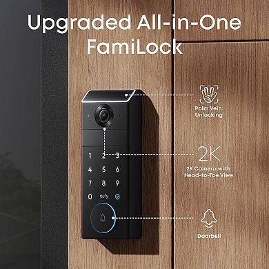 Eufy Smart Video Door Lock with HD Camera