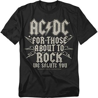 Big & Tall AC/DC Salute Tee Graphic Tee