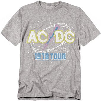 Big & Tall AC/DC Live 1978 Tour Graphic Tee