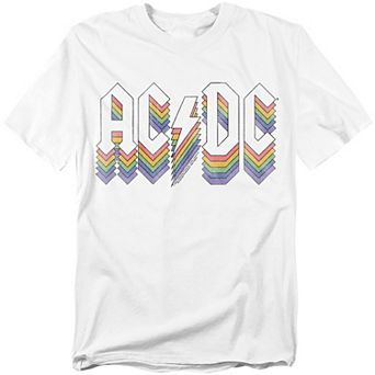 Big & Tall AC/DC Stacked Shadow Color Graphic Tee