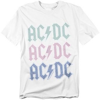 Big & Tall AC/DC Pastel 3 Up Graphic Tee