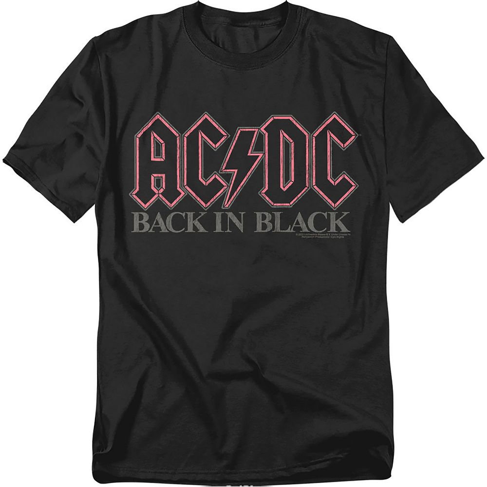 Big & Tall AC/DC Back In Black Logo Graphic Tee