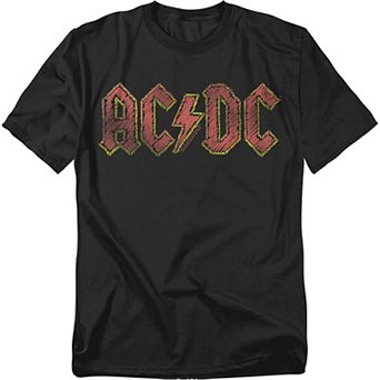 Big & Tall AC/DC Hand Drawn Logo Graphic Tee