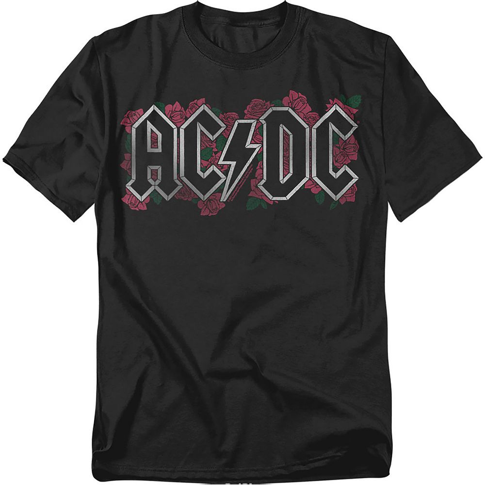 Big & Tall AC/DC Roses Graphic Tee