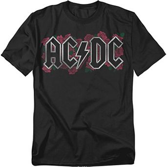 Big & Tall AC/DC Roses Graphic Tee