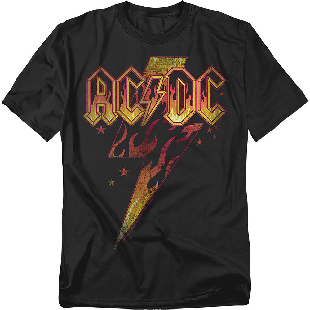 Big & Tall AC/DC Fire Bolt Graphic Tee