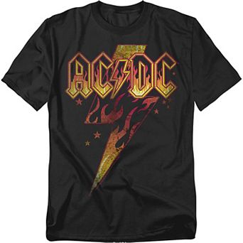 Big & Tall AC/DC Fire Bolt Graphic Tee