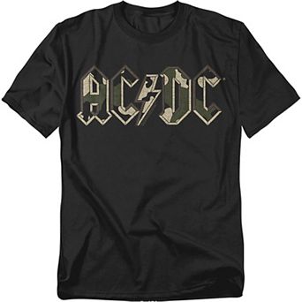 Big & Tall AC/DC Camo Logo Graphic Tee