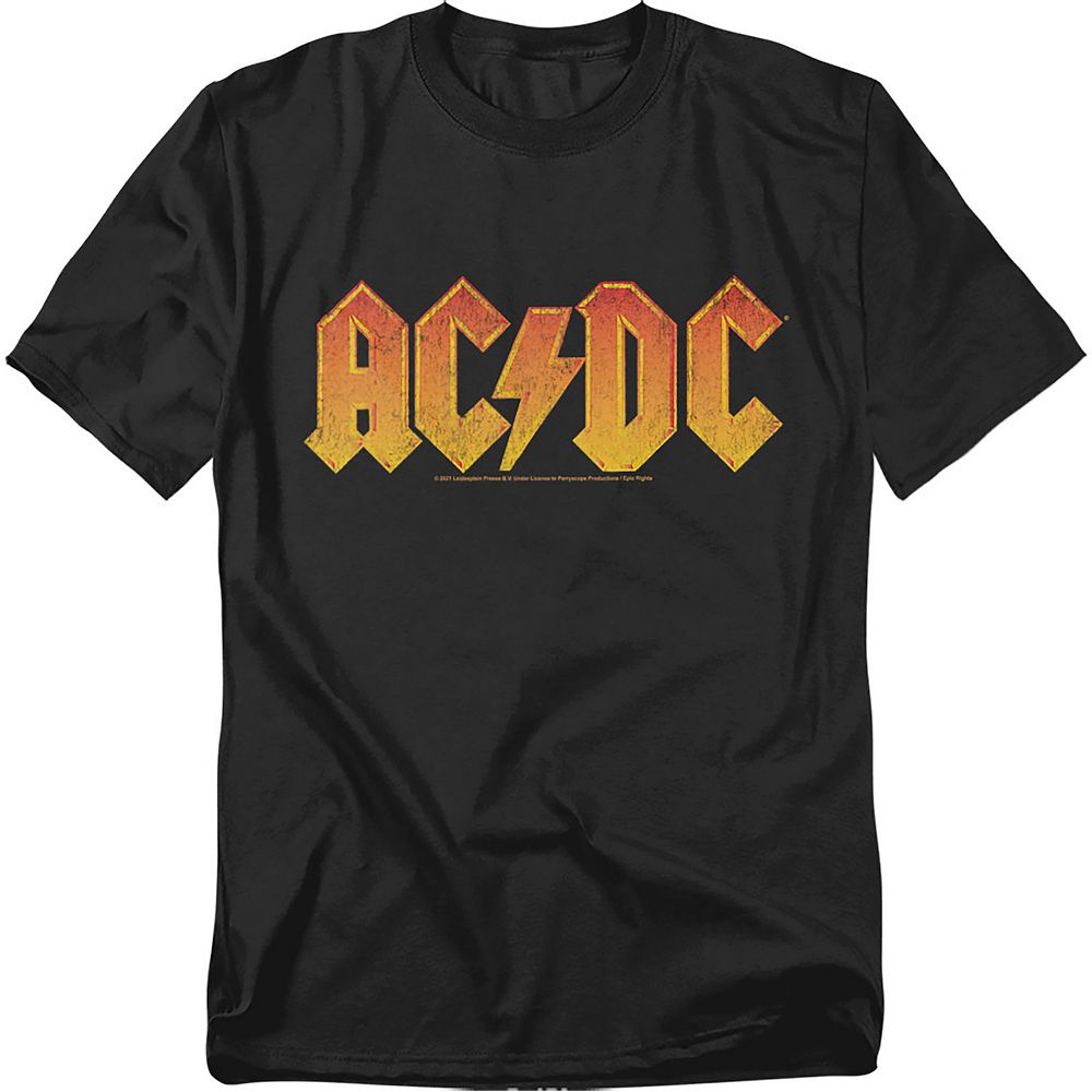 Big & Tall AC/DC Distressed Logo Graphic Tee