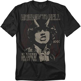 Big & Tall AC/DC My Friends Graphic Tee