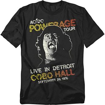 Big & Tall AC/DC Powerage Tour Graphic Tee