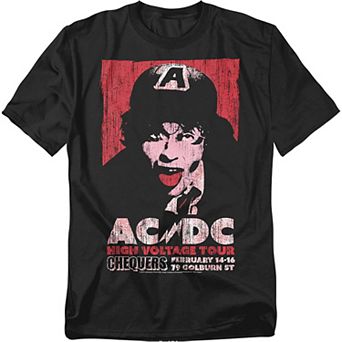 Big & Tall AC/DC High Voltage Live 1975 Graphic Tee