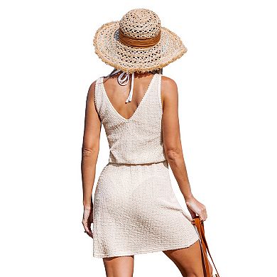 Women's Cupshe Sleeveless Cover-Up Mini Dress