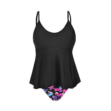 Plus Size Cupshe Wide Straps Mesh One-Piece Swimsuit