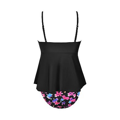 Plus Size Cupshe Wide Straps Mesh One-Piece Swimsuit