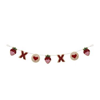 Celebrate Together™ Valentine's Day Felt XOXO Dessert Garland