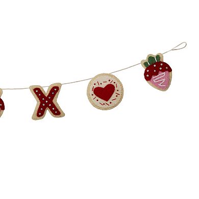 Celebrate Together™ Valentine's Day Felt XOXO Dessert Garland