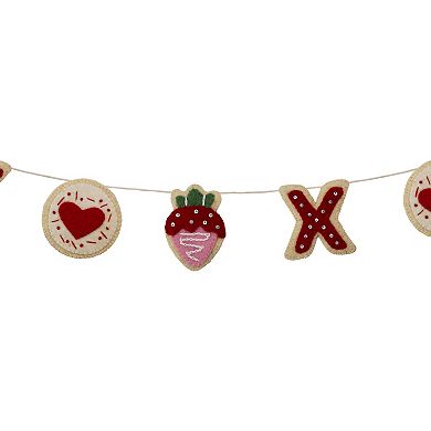 Celebrate Together™ Valentine's Day Felt XOXO Dessert Garland