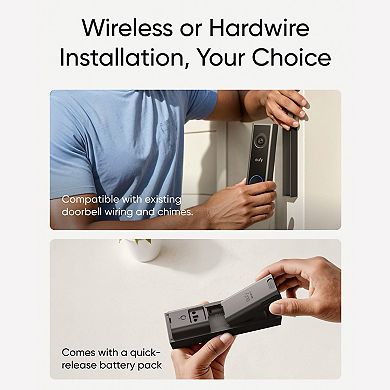 Eufy 2K Video Doorbell with Two-Way Audio